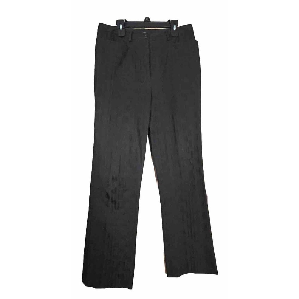 Etcetera Womens High Rise Circle Abstract Trouser Pants Black Size‎ 6